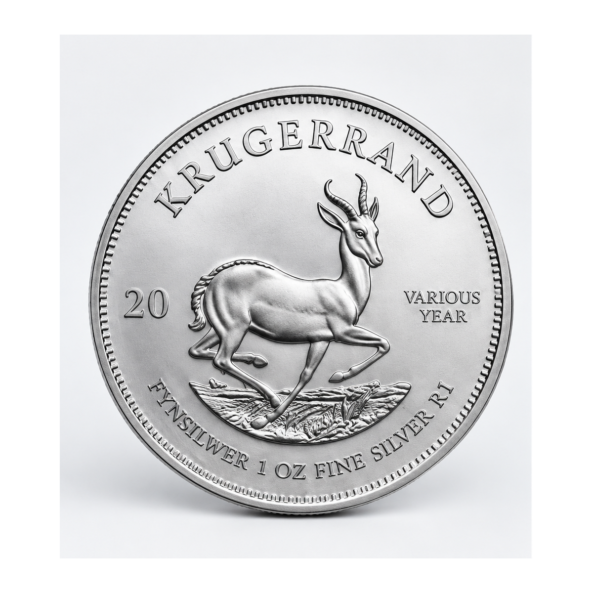Krügerrand 1 oz Silber – verschiedene Jahrgänge