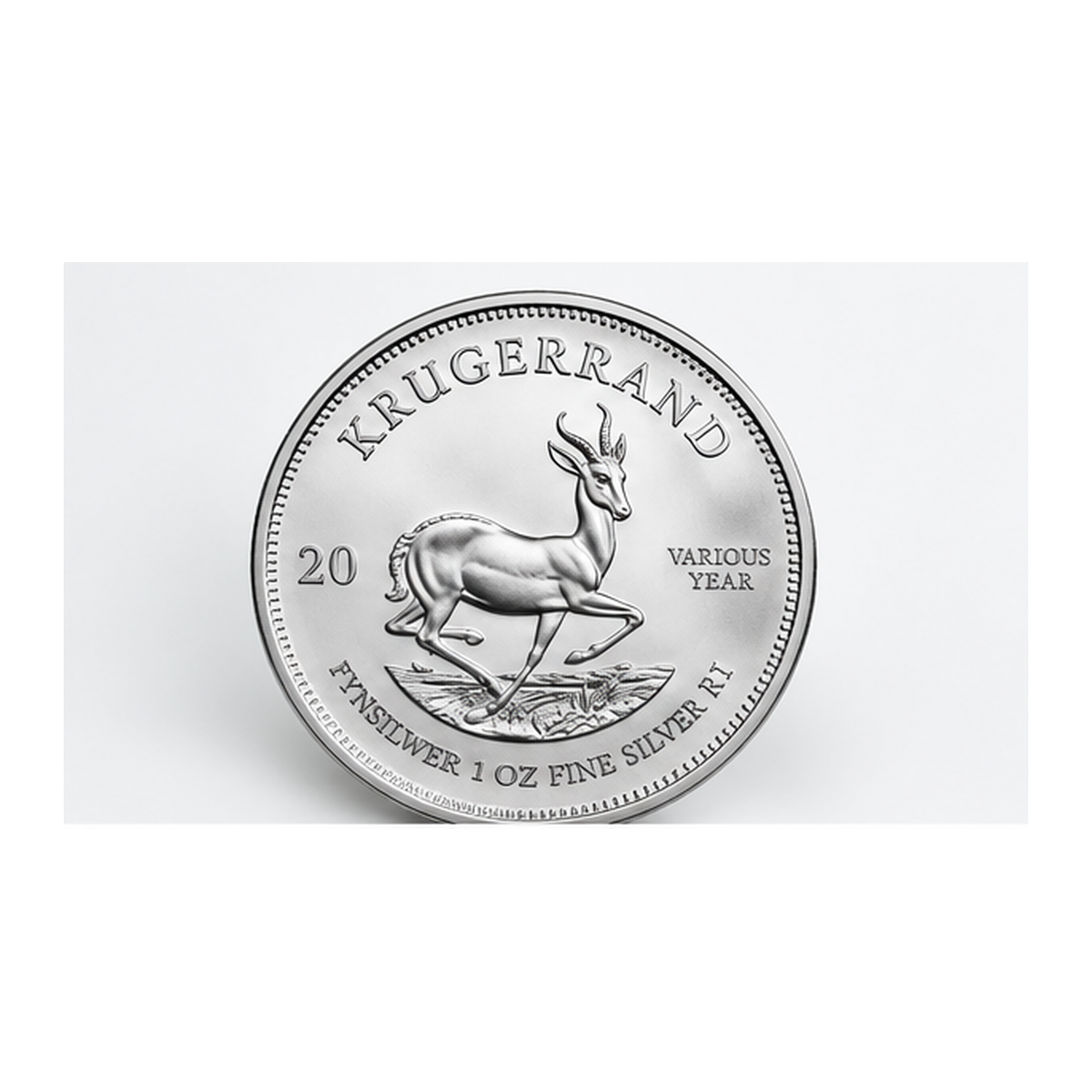 Krügerrand 1 oz Silber – verschiedene Jahrgänge