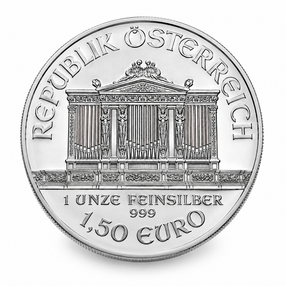 Wiener Philharmoniker 1 oz Silber – verschiedene Jahrgänge