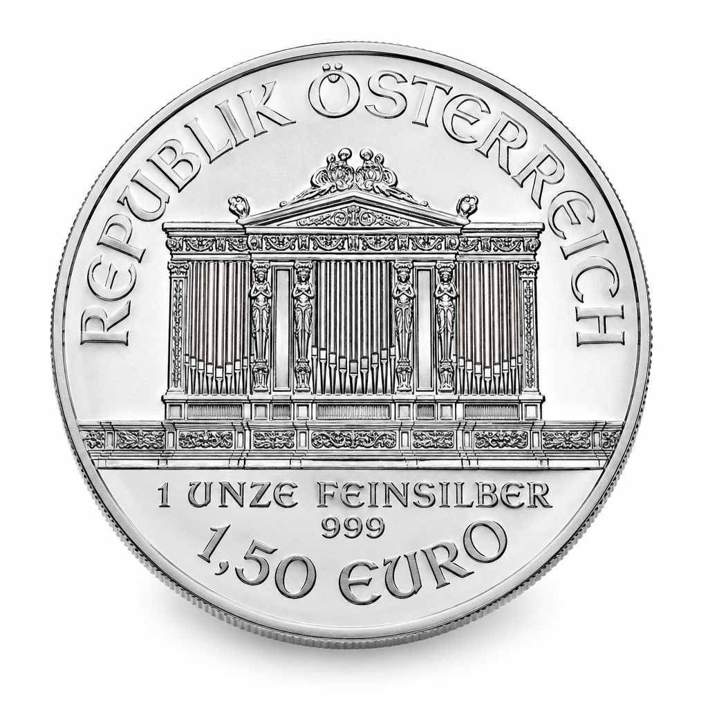 Wiener Philharmoniker 1 oz Silber – verschiedene Jahrgänge