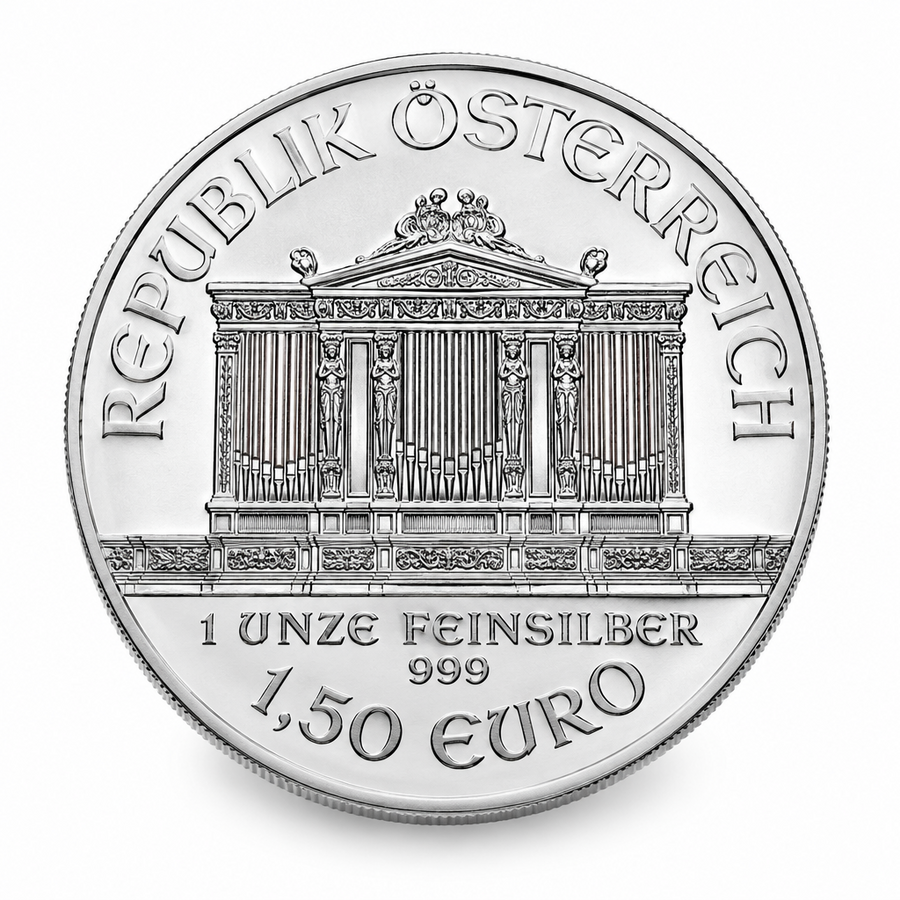 Wiener Philharmoniker 1 oz Silber – verschiedene Jahrgänge