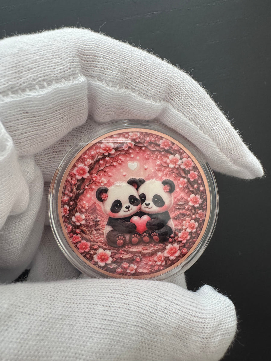 Panda #1 – 1 oz Kupfermedaille | 999 Feinkupfer · High Relief