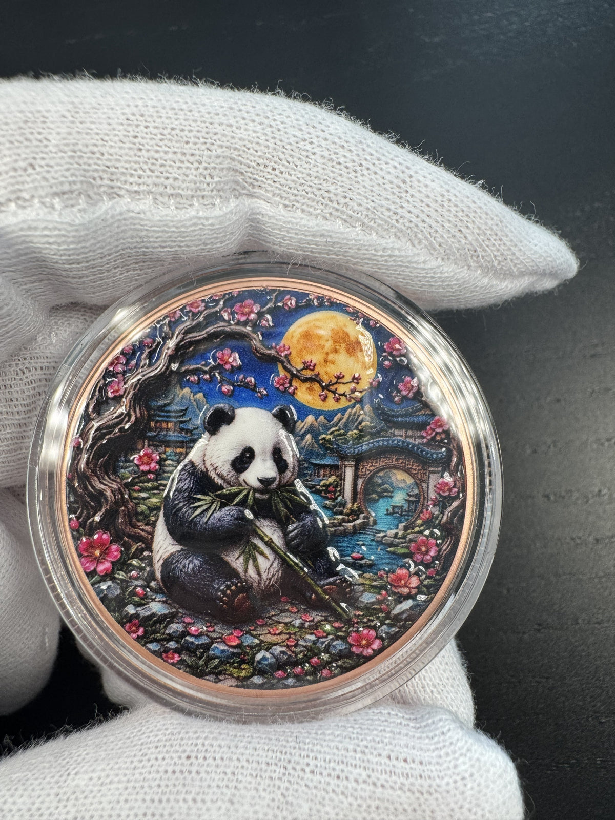 Panda #2 – 1 oz Kupfermedaille | 999 Feinkupfer · High Relief