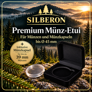 Münzetui für Münzen bis zu 39mm Durchmesser - Krügerrand, Maple Leaf oder Wiener Philharmoniker